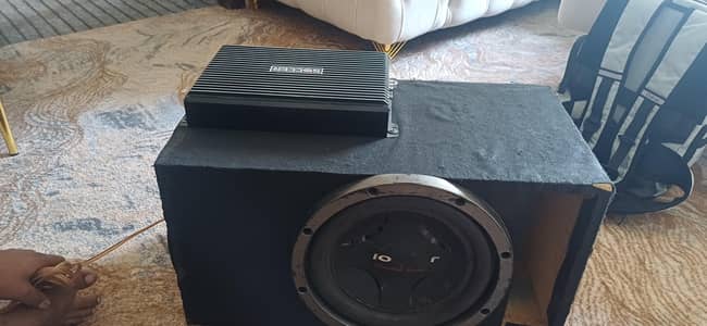 Pioneer Champion Series Subwoofer with Soccer 4200W Amp