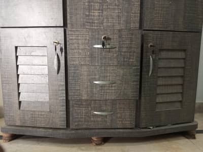 Modern Kitchen Crockery Showcase | Wooden Cabinet | Storage Cupboard