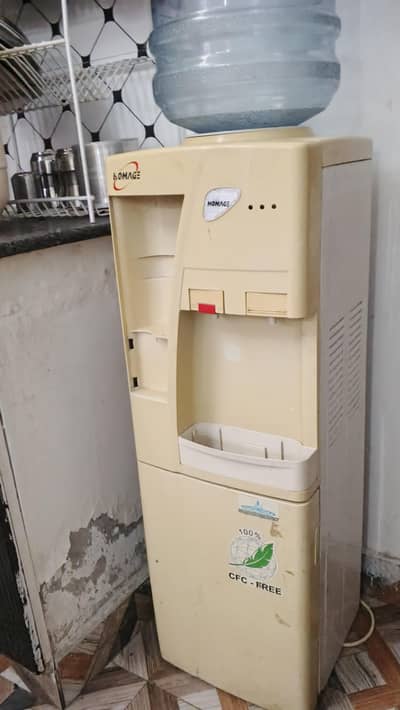 homage water dispenser hot and cool.  03188155527