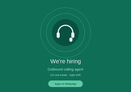 Senior/Experienced Cold Caller Needed  US Real Estate (Night Shift)