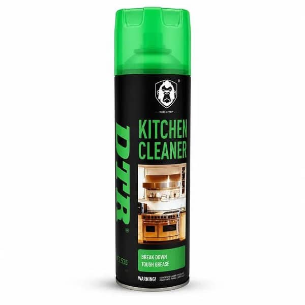 DTR Kitchen Cleaner 500ml – Heavy Duty Grease Remover | Multi-Surface Cleaner | Anti-Bacterial Spray for Kitchen & Home