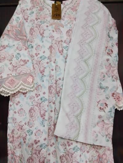 3 piece embroidery dress