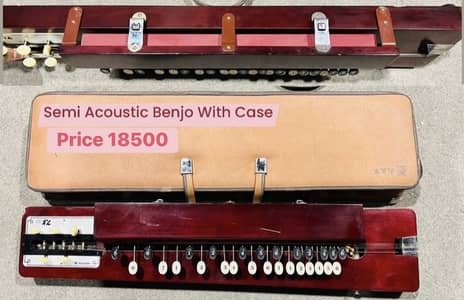 Benjo Banjo With hard case /Guitar/Piano/Keyboard/Amp/processor