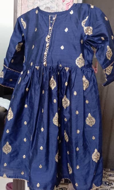 blue frock is with trouser. . . red is only frock
