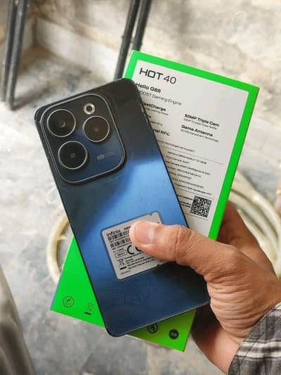 Infinix Hot 40 8Gb Ram  256 GB Memory Pta Approved. 0309=3712=067