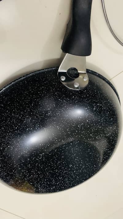 Non stick marble coated cookwear set