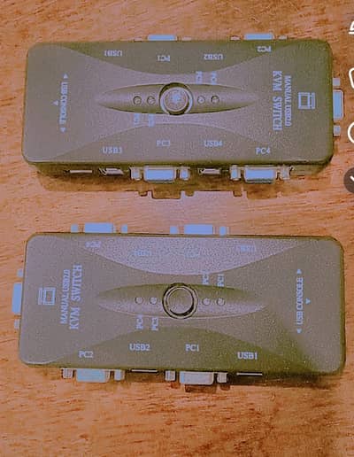 4-Port USB 2.0 VGA KVM Switches (Manual).