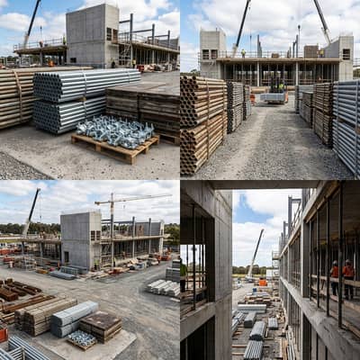 Scaffolding Pipes , Shuttering Pipes , Folding Pipes and Clamps joints