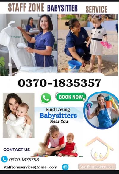 Babysitter, Nanny, Maid, Cook, Patient Attendant, Nursing Staff