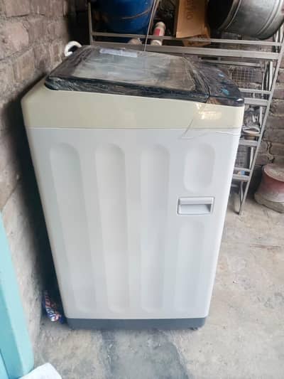 Haier full automatic washing machine with box