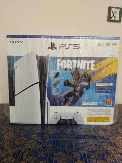 playstation 5 slim disk with Fortnite game 2116 brand new