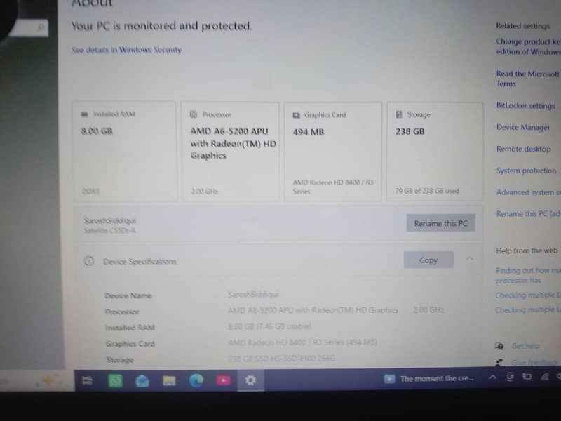 Touch screen laptop 1