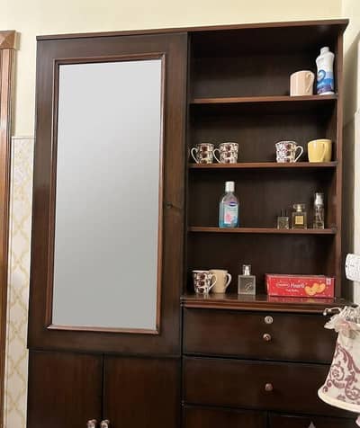 Dresser for sale with opening mirror