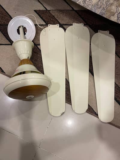 Champion Ceiling Fan – 3 Blades – Excellent Working Condition
