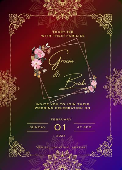 Invitation Cards Digital (only digital)