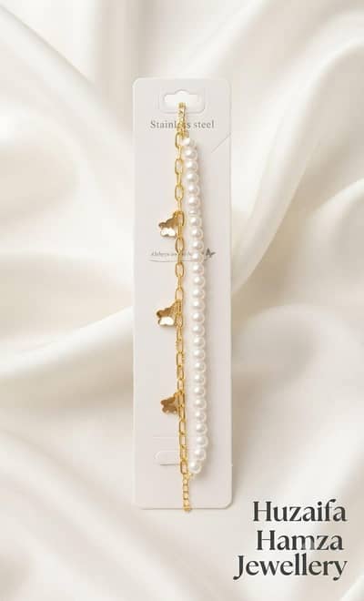 Pearl Butterfly Bracelet