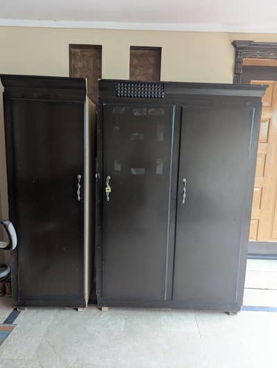 Three door Cupboard & showcase