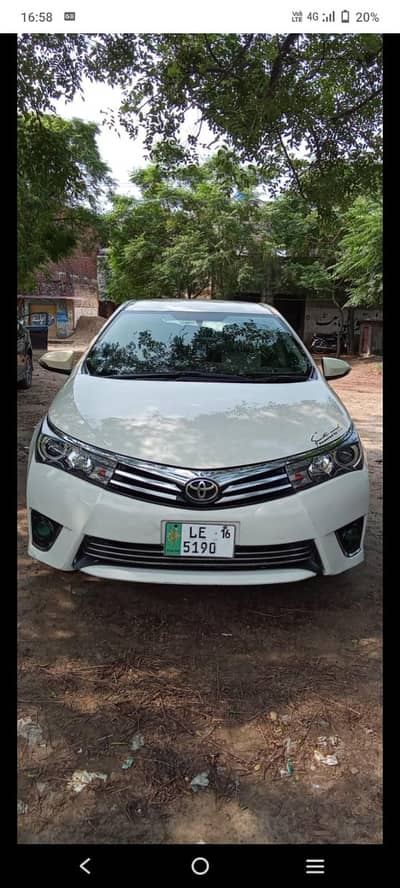 Toyota Corolla XLI 2015/16 2 piece touching
