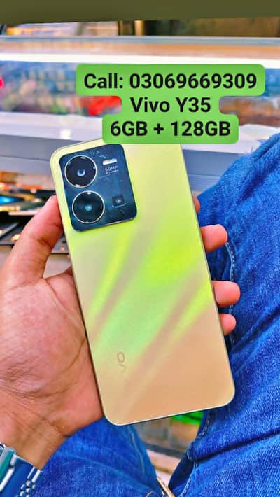Vivo Y35 5G Smart Phone 6GB Ram 128GB Room With New Box & Warranty