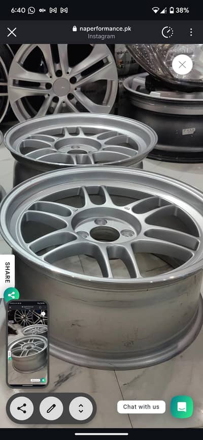 enkei rpf01 (17 inches 4×100pcd)