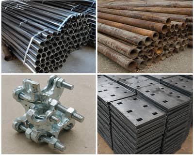 scaffolding pipes , shuttering pipes , folding pipes and clamps joints