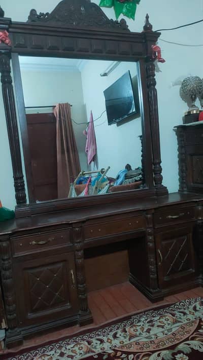 side tables dressing table and showcase for sale