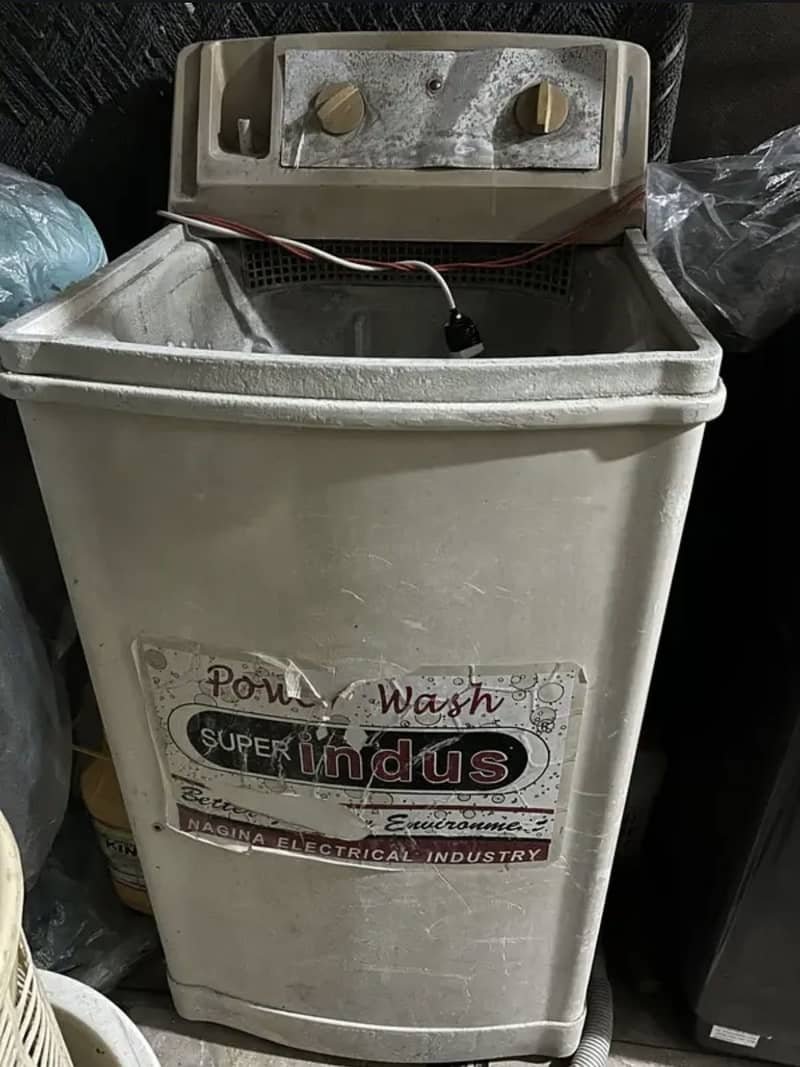 Washing machine running condition 1