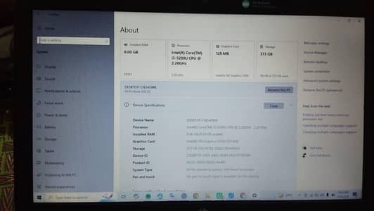 laptop for sale details picture ma mention ha