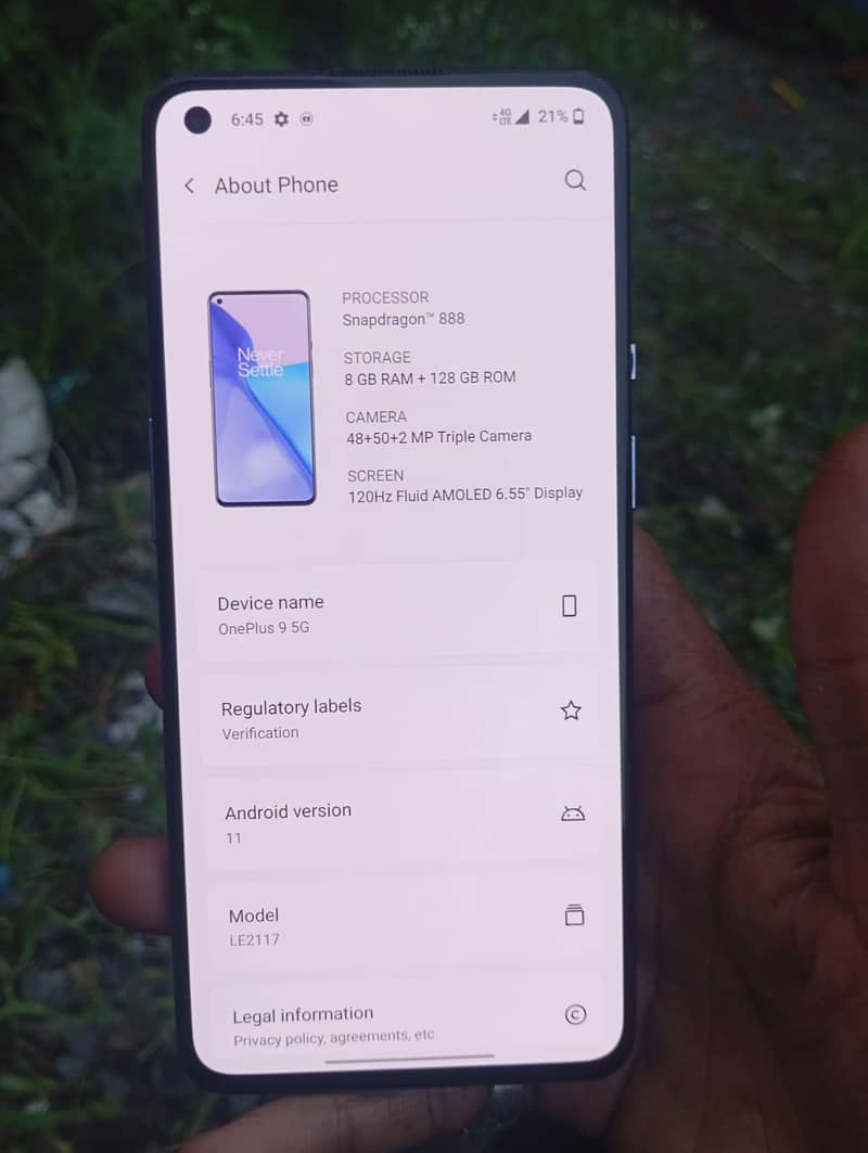 One Plus 9 5G 4