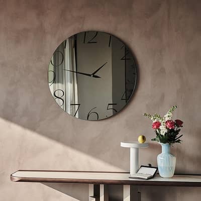 mirror wall decor home mirror clock