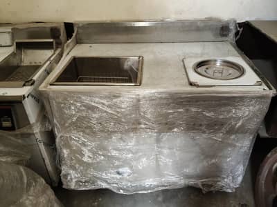 Broost Machine, Fries Machine, Breading Table, Hot Plat, Table,,