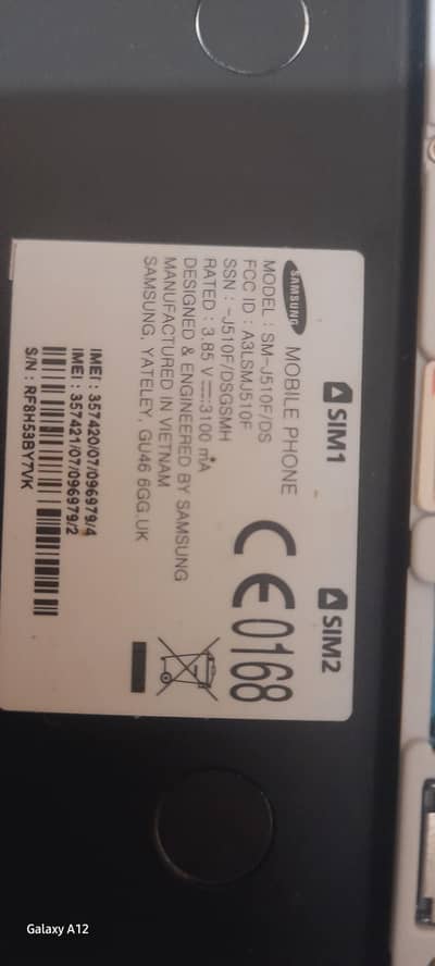 Samsung Mobile J5 16