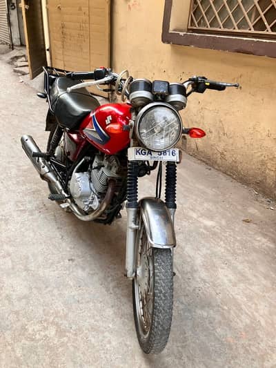 Suzuki GS 150 2012 Model Self start Red Clr