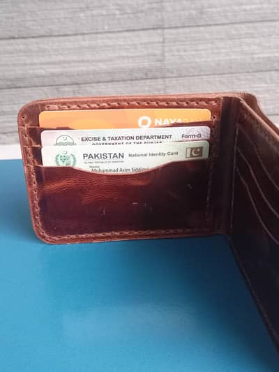 handmad leather wallet