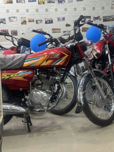 Cg 125 2026 For Sale Brand New Showroom Delivery Red Black Open Letter