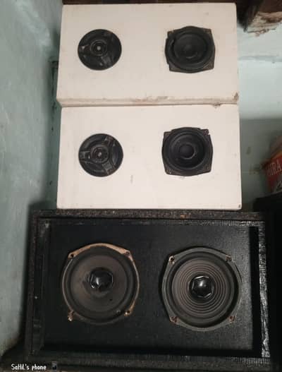 8Inches Baser+4 inches 2 Baser Speakers+ 6 inches 2 local speakers