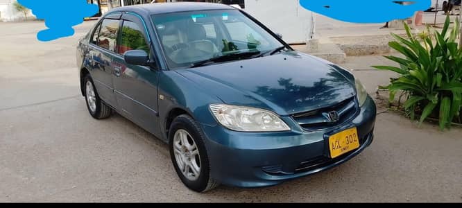 Honda civic 2004 pearl blue