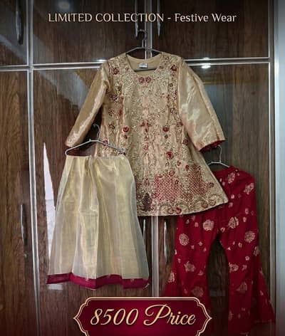 Ready to wear  3 piece Dress|Masori shirt|Banarsi plazo