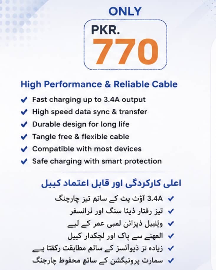 Fast charging Data cable 4
