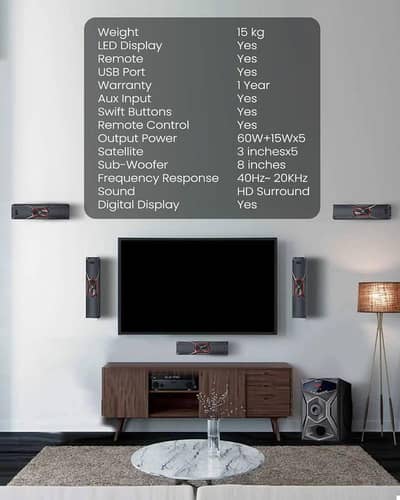 Audionic pace 8 home theater