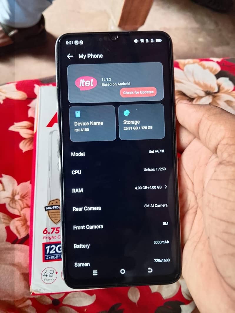 Itel A100 1