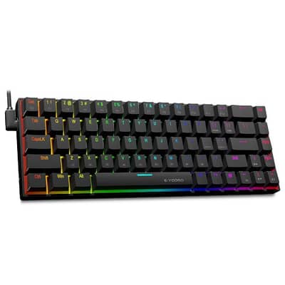 E-YOOSO Z-686 Mechanical Keyboard | RGB | Red Switch | 68 Keys