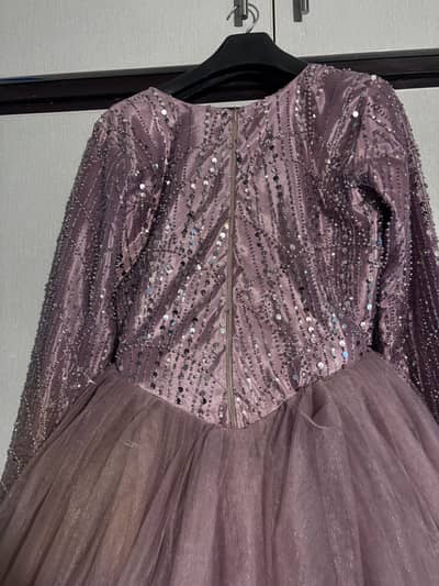 Gown maxi rose gold