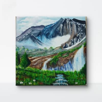 Hand-Painted Acrylic Painting