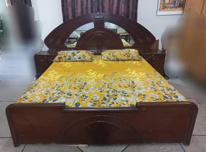 Pure wood bed for sale urgent