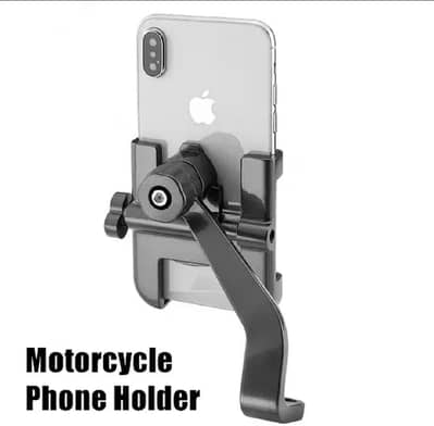 C2 Universal Aluminum Motorcycle Phone Holder – 360° Delivery Avlble