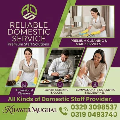 Maid /Cook/ Baby Care / Patient Care / Nurse / Kitchen Helper/ Driver