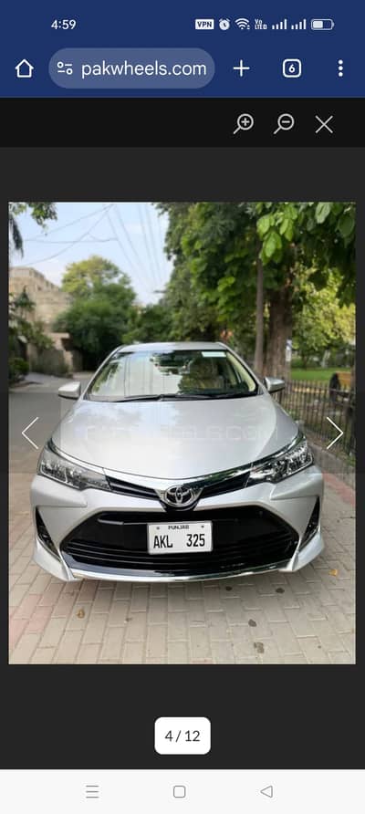 Toyota Corolla Altis 2022