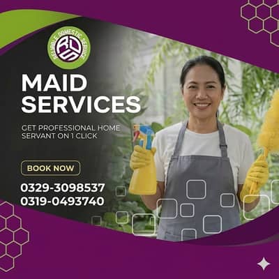 Maids/Babysitter/Cook/Patient Care/Nanny/Driver/Helper /Available