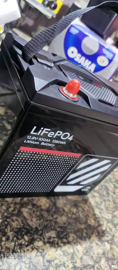 lethium battery 100 am 12 v for ups